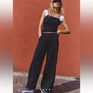 Free People Stay With It Set Black Size Small nwt
